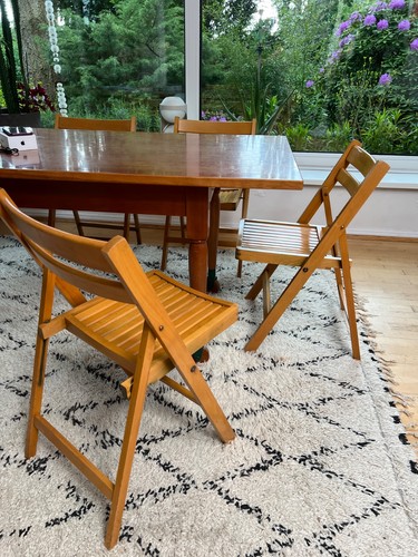Vintage klappstuhl set 70er - vintage,