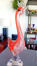 XL Große schwere Glas Statue