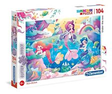Clementoni 20149 Puzzle 104 Teile Glitter Meerjungfrau Mermaid unter Wasser Neu