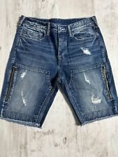 True Religion Short Jeans Gr. 31 Logan Relaxed Kurze Hose
