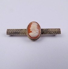 Seltene Kamee Brosche Theodor