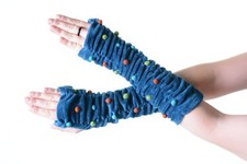 Samt Armstulpen Stulpen