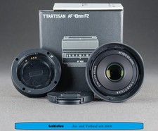 TTArtisan 40 mm f 2 Objektiv Neuwertig OVP Sony E Mount Vollformat OVP