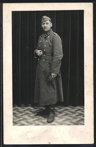 German foto soldat der - foto-ak,