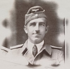Porträt Soldat Mann Erich