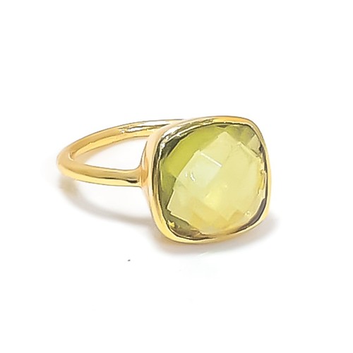 Ring citrin edelstein - ring,