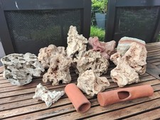 Lochgestein Set ca.13 KG für Fische,Barsche,Aquarium gebraucht