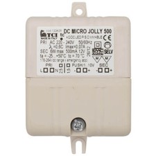 LED Netzteil / Treiber  DC MICRO JOLLY, 12/24V-DC/6W  350mA oder  500mA