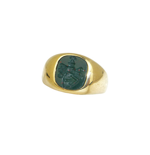 Siegelring 585 gelbgold - siegelring,