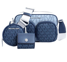 Michael Kors Tasche Umhängetasche Jet Set Item MD PKT Xbody AdmiralMulti neu