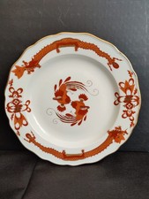 Meissen Teller Reicher Drache Service 1. Wahl Roter Hofdrache