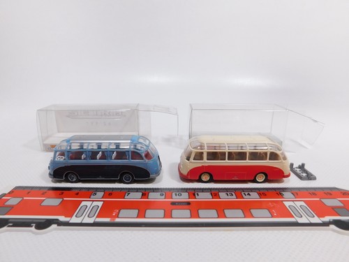 Brekina 87 modell bus - 2x, 1:87