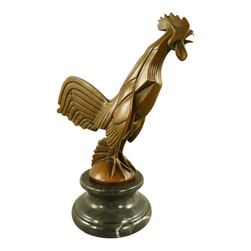 Bronzefigur hahn tierfigur - bronzefigur,