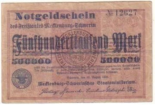 500000 mark banknote - mark,