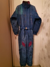 SELTENHEIT! "stonewashed" ETIREL Skioverall VINTAGE ORIGINAL 80er/90er Jahre, 52