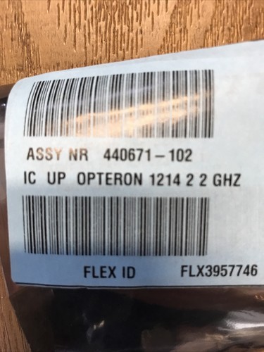 Amd opteron 1214 - 2, cpu