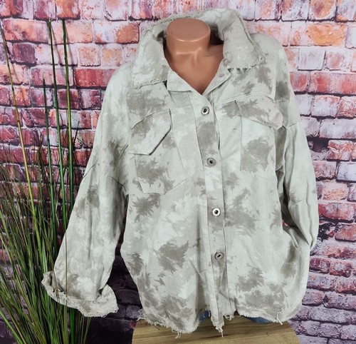 Oversize jeans jacke überhemd - oversize,