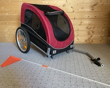 TRIXIE Hundeanhänger M für das Fahrrad 43 × 45 × 73 cm bis zu 22 kg