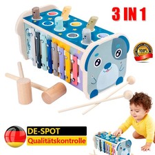 Holz Hämmern Stampfen Spielzeug für 12+ Monate Kinder, Montessori Spielzeug