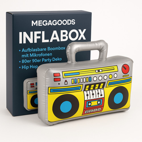 Aufblasbare boombox mit - aufblasbare,
