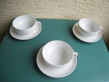 Arzberg Tasse & Untertasse Tunis Teaworld weiß - 3 Gedecke/6 Teile