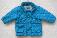 s.Oliver - Mädchen Steppjacke Mantel Jacke Cordkragen -  Türkis Blau Gr. 98/ 104