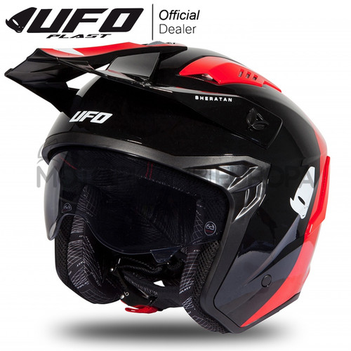 Helm jet ufo - jet, rot