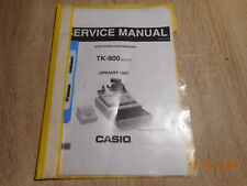 Registrierkasse TK-800 : Programmieranleitung englisch CASIO