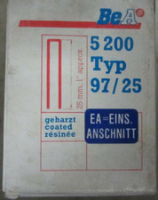 BeA Klammern 97/25EA  Tackerklammern Drucklufttacker Glasleistennagler