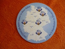 Bierdeckel:.  Oettinger -5 Standorte   (1 Stück)