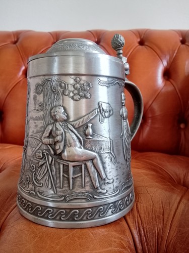 Zinnkrug mit deckel frieling - deckel, "frieling"