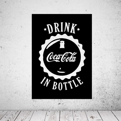 Wandtattoo coca cola - wandtattoo,