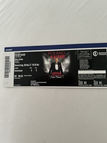 Roland kaiser ticket - ticket,