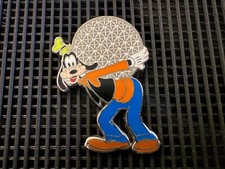 Disney Pin 59716 WDW Four Parks One World Booster Goofy EPCOT Raumschiff Erde