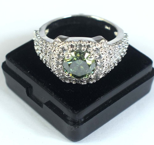 Grün diamant solitaire 71 - diamant,