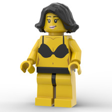 LEGO® Custom Minifigur: Unterwäschemodel mit exklusivem Design