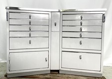 BAISCH Arztschrank Rollschrank Instrumentenschrank Bauhaus Rarität shabby