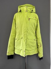Icepeak Ski U. Snowboardjacke Jacke Winterjacke Gr. 42 Neon Kapuze Taschen Top