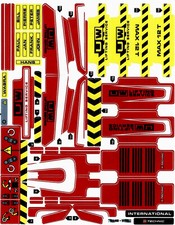 Lego 8258 Ersatzstickerbogen