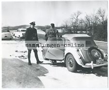 "Radar im Dienst der Verkehrssicherheit" 1955 Radarteam Pressefoto Photo Auto