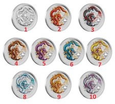 Unzen 999 silber lunar - 1,