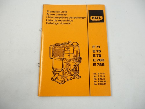 Hatz e71 e75 - hatz, e780
