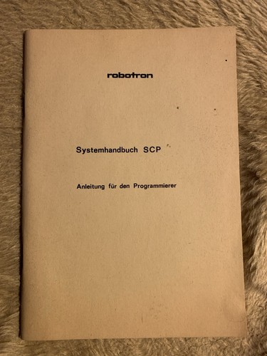 Robotron systemhandbuch scp - robotron,