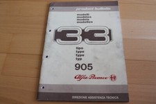 WERKSTATTHANDBUCH Daten technic data product bulletin Alfa Romeo 33 mehrsprachig