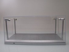 Klarsichtbox Vitrine LED-Beleuchtung silber für 1:18 Modellautos 4 LED-Lampen