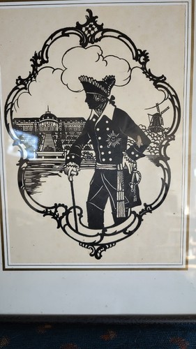 Scherenschnitt der alte - der, fritz
