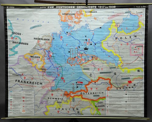 Schulwandkarte lehrtafel - schulwandkarte,