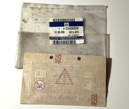 Oem vauxhall opel - opel, typenschild