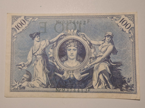 Reichsbanknote 100 mark - reichsbanknote,