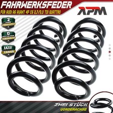 2x Federn Fahrwerksfeder Vorne für Audi A6 Avant 4F2 4F5 C6 2.7/3.0 TDI quattro